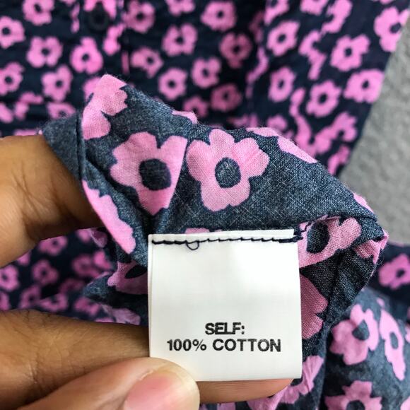 Katharine Kidd Women Dress Purple Mini Floral‎ Puffed size 4 - Picture 10 of 12